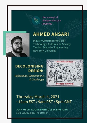 Ansari Seminar Poster